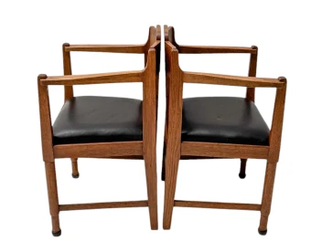 Two Art Deco Amsterdamse School Armchairs, by Frits Spanjaard, 1920s